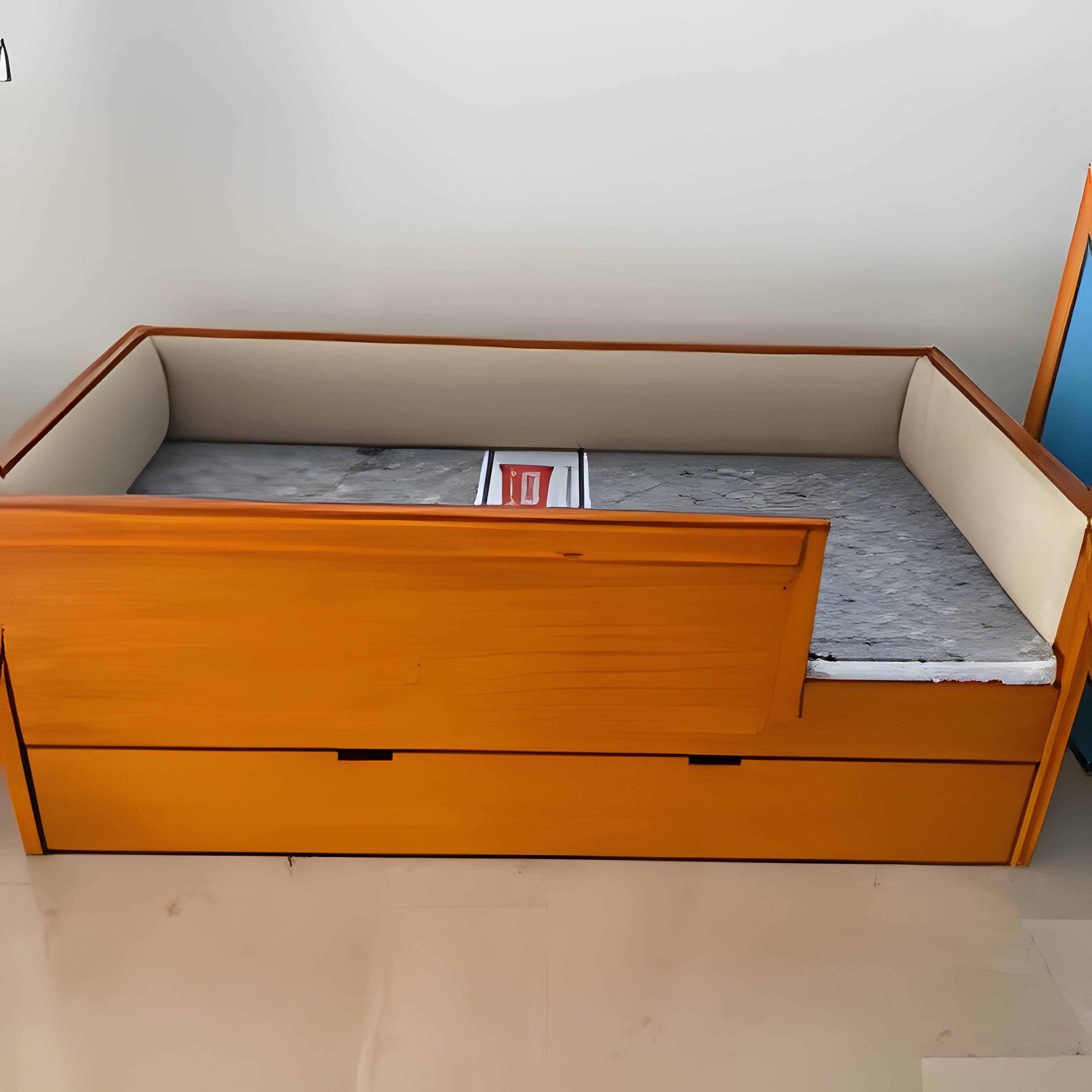 Kids' Storage Bed with Pull-Out Trundle